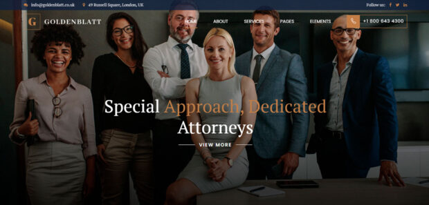Página Web para Abogados 001
